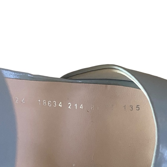 ANDREA Baby Blue Stiletto’s 4 1/2” Heel Double Ankle Strap Women’s Size 7 ECU - Picture 9 of 16